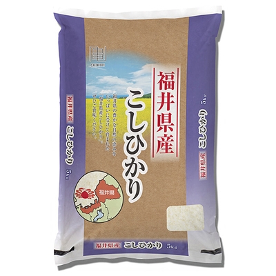 千亀利 (令和6年産)福井県産こしひかり 5kg×1袋入